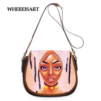 WHEREISART Shoulder Bags for Women Black Art Girls Printed Female Crossbody/Messenger Bag Ladies Saddle Bags
WHEREISART Shoulder Bags for Women Black Art Girls Printed Female Crossbody/Messenger Bag Ladies Saddle Bags