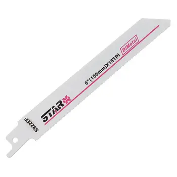 Bi-Metal S922EF 150mm 6" Reciprocating Saw Blade Effective For Cutting Wood Woodworking N1HF
Bi-Metal S922EF 150mm 6" Reciprocating Saw Blade Effective For Cutting Wood Woodworking N1HF
