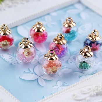 10pcs/pack 17mm Crystal With Flower Glass Ball Charms Colorful Pendants Fit Bracelet Necklace Hair Jewelry Accessories DIY Craft
10pcs/pack 17mm Crystal With Flower Glass Ball Charms Colorful Pendants Fit Bracelet Necklace Hair Jewelry Accessories DIY Craft