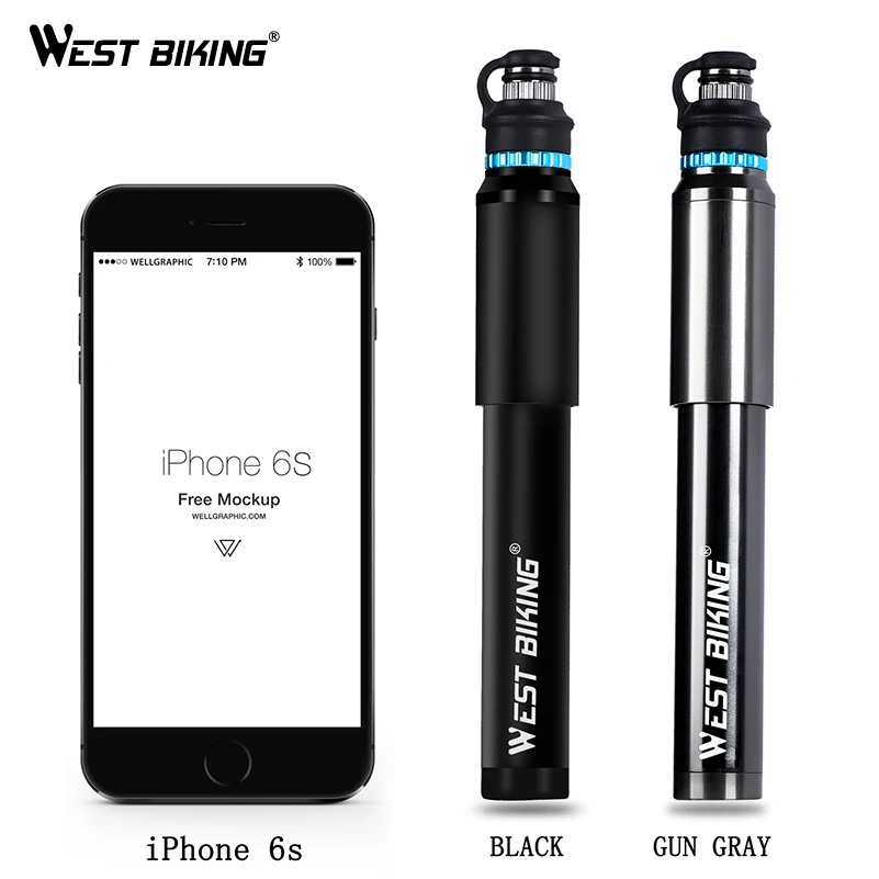 WEST BIKING Portable Mini Bike Pump Hose Pocket Pump Presta & Schrader Valve Bike Accessories 150 PSI High Pressure Bicycle Pump
WEST BIKING Portable Mini Bike Pump Hose Pocket Pump Presta & Schrader Valve Bike Accessories 150 PSI High Pressure Bicycle Pump