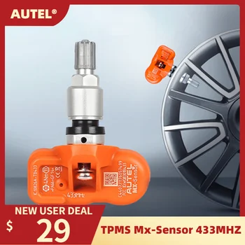 Autel Tire Pressure Monitoring Sensor MX-Sensor 433MHZ Universal Programmable TPMS 433MHz For Ford for BMW for Land Rover more
Autel Tire Pressure Monitoring Sensor MX-Sensor 433MHZ Universal Programmable TPMS 433MHz For Ford for BMW for Land Rover more