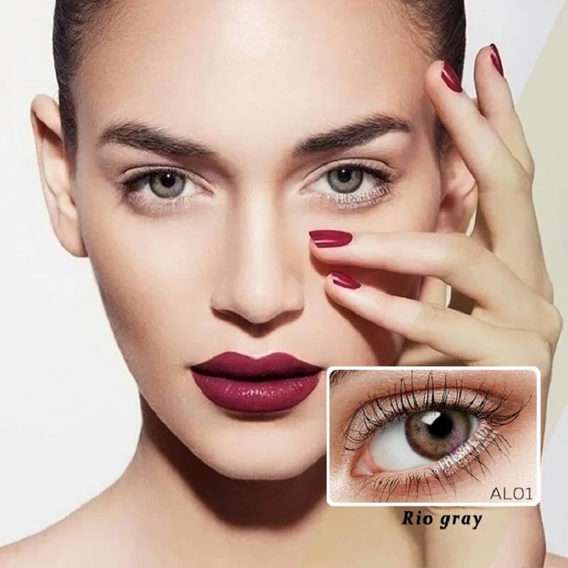 LAREEN 2pcs Colored Contact Lenses Rio Series Eye Natural Contact Lenses Color Contact Lens for Eye lentes de contacto
LAREEN 2pcs Colored Contact Lenses Rio Series Eye Natural Contact Lenses Color Contact Lens for Eye lentes de contacto