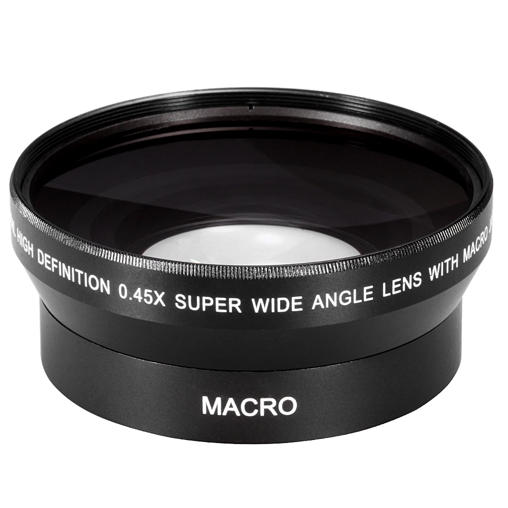 62 мм 0.43X широкоугольный макрообъектив преобразования для sony HDR XR520 VHDR CX7 nikon canon pentax