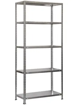 BOOKSHELF METAL WITH SCREWS COMFORT SUPERPLUS 5/400 GALVA