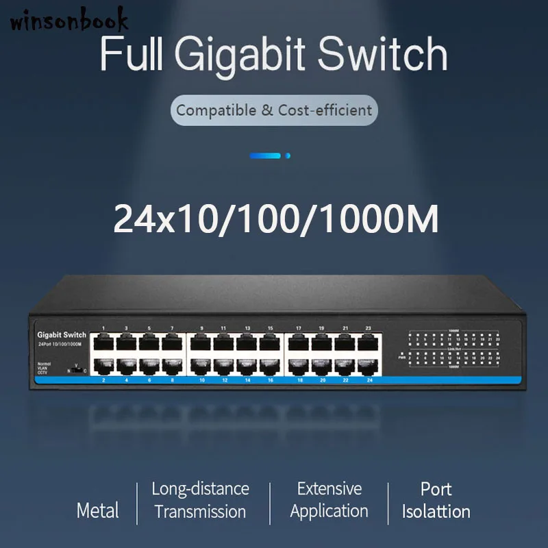24 Port RJ45 Lan switch Ethernet switch Gigbit switch with 24 RJ45 Port gigabit switch for ip camera ap wireless 
24 Port RJ45 Lan switch Ethernet switch Gigbit switch with 24 RJ45 Port gigabit switch for ip camera ap wireless