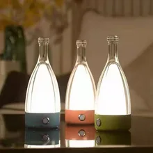 Led Creative Charging Table Lamp Personality Wine Bottle Night Lights Bar Decor Bedroom Headboard Light Glass Lamps Lampe Design
Led Creative Charging Table Lamp Personality Wine Bottle Night Lights Bar Decor Bedroom Headboard Light Glass Lamps Lampe Design