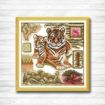 African animal tiger decor painting counted printed on canvas DMC 11CT 14CT Cross Stitch kits embroidery needlework Set
African animal tiger decor painting counted printed on canvas DMC 11CT 14CT Cross Stitch kits embroidery needlework Set