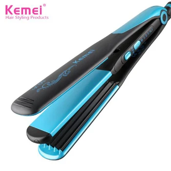 Kemei Electric Hair Straightener Multifunction Corn Hair Straighting Flat Iron for Women Adjustable Curler Fast Heat Ceramics
Kemei Electric Hair Straightener Multifunction Corn Hair Straighting Flat Iron for Women Adjustable Curler Fast Heat Ceramics