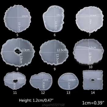 Silicone Crystal Epoxy Resin Mold Irregular Wave Coaster Mat Casting Mould Handmade DIY Crafts Decoration Making N04 20 Dropship
Silicone Crystal Epoxy Resin Mold Irregular Wave Coaster Mat Casting Mould Handmade DIY Crafts Decoration Making N04 20 Dropship