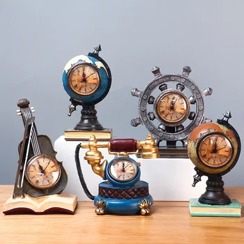 European-style musical instrument clock model decoration creative home crafts birthday gifts home decoration accessories
European-style musical instrument clock model decoration creative home crafts birthday gifts home decoration accessories