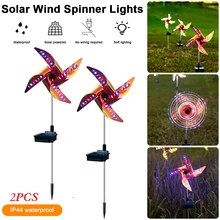 2pcs LED Spot Light Garden Path Landscape Lights 32LED Solar Ground Light Outdoor Decorative Windmill Waterproof Night Light
2pcs LED Spot Light Garden Path Landscape Lights 32LED Solar Ground Light Outdoor Decorative Windmill Waterproof Night Light
