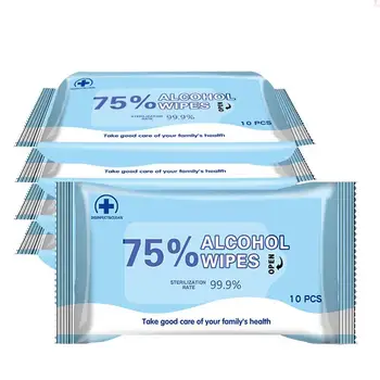 Health Care Disinfection 75% Alcohol Swabs Pads Wipes Antiseptic Cleanser Cleaning Sterilization 10pcs/set
Health Care Disinfection 75% Alcohol Swabs Pads Wipes Antiseptic Cleanser Cleaning Sterilization 10pcs/set