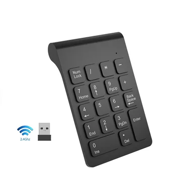 Small Size 2.4GHz USB Wireless Numeric Keypad Mini Numpad 18 Keys Digital Keyboard for Teller Laptop Notebook Tablets
Small Size 2.4GHz USB Wireless Numeric Keypad Mini Numpad 18 Keys Digital Keyboard for Teller Laptop Notebook Tablets