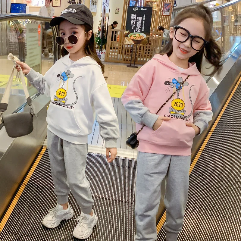 Girl'S Suit 2020 New Style Korean-style Spring Clothing Fashionable Children Western Style Big Boy Cartoon Long Sleeve Sports Tw
Girl'S Suit 2020 New Style Korean-style Spring Clothing Fashionable Children Western Style Big Boy Cartoon Long Sleeve Sports Tw