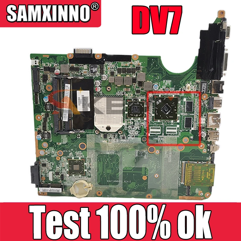 Оригинальный 574681-001 материнская плата для ноутбука HP DV7 DV7-3000 DAUT1AMB6E0 DAUT1AMB6E1 Главная