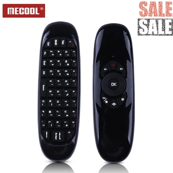Mecool C120 6 axes Gyroscope 2.4G Air Mouse Rechargeable Wireless Keyboard Remote Control for Android TV Box Computer Control 
Mecool C120 6 axes Gyroscope 2.4G Air Mouse Rechargeable Wireless Keyboard Remote Control for Android TV Box Computer Control