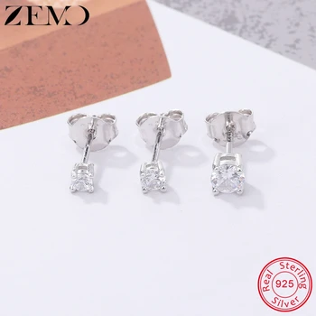 ZEMO Real 925 Sterling Silver Stud Earring With Big CZ for Women Shinning Crystal Helix Conch Earring for Girls Piercing Jewelry
ZEMO Real 925 Sterling Silver Stud Earring With Big CZ for Women Shinning Crystal Helix Conch Earring for Girls Piercing Jewelry