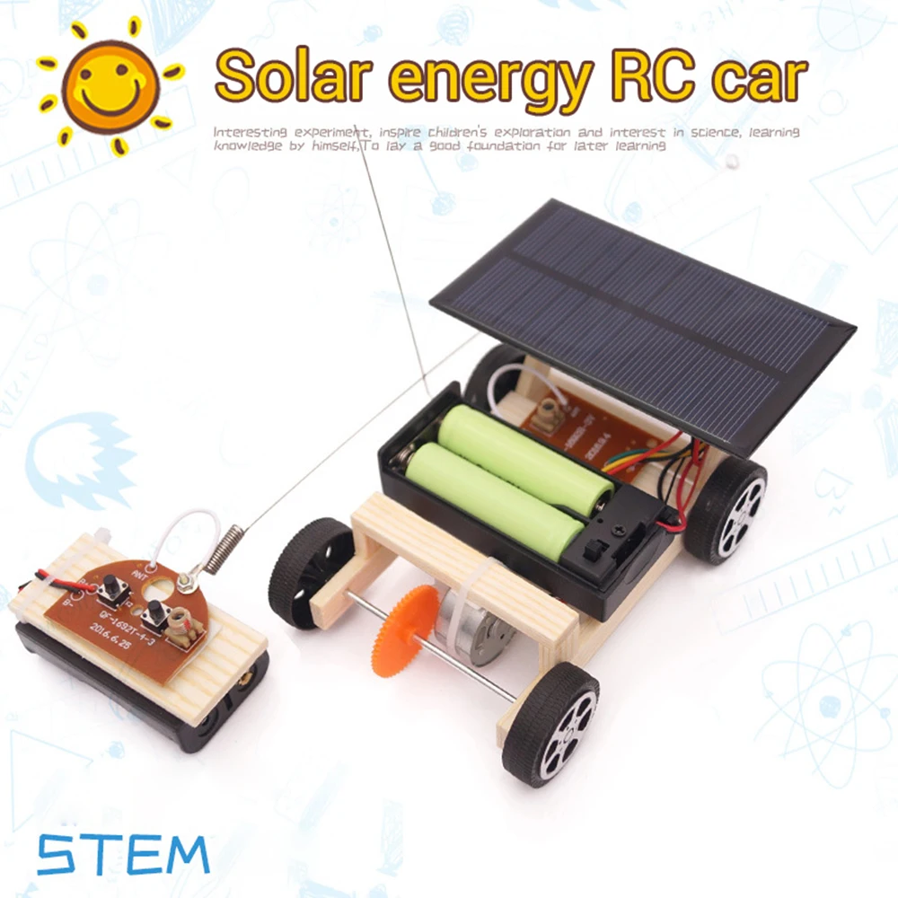 Science Solar energy Car Assemble Wooden Kit Educational Stem Toys For Children Technology Model Building Learning
Science Solar energy Car Assemble Wooden Kit Educational Stem Toys For Children Technology Model Building Learning