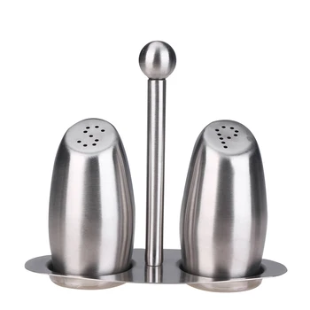 Spice Rack Stainless Steel Pepper and Salt Seasoning Box Container Kitchen Supplies for Home Porta Tempero Spice Jar(Silver)
Spice Rack Stainless Steel Pepper and Salt Seasoning Box Container Kitchen Supplies for Home Porta Tempero Spice Jar(Silver)