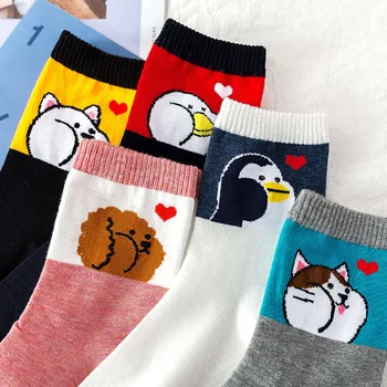 animal print cartoon socks woman kawaii calcetines women meias mulher skarpetki damskie calcetas mujer cute sock funny happy 
animal print cartoon socks woman kawaii calcetines women meias mulher skarpetki damskie calcetas mujer cute sock funny happy