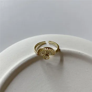 POFUNUO Real 925 Sterling Silver European And American Women Fashion Human Face Niche Rings Korean Japanese 18K Gold Mini Rings
POFUNUO Real 925 Sterling Silver European And American Women Fashion Human Face Niche Rings Korean Japanese 18K Gold Mini Rings