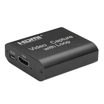1080P 4K HDMI Capture Card USB 2.0 Digtal Video Recorder Box Dongle for Game Live Streaming Broadcast
1080P 4K HDMI Capture Card USB 2.0 Digtal Video Recorder Box Dongle for Game Live Streaming Broadcast