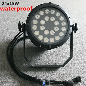 IP65 waterproof led Par Light 24X15W RGBWA 5in1 LED PAR DMX512 control professional stage DJ equipment disco lights
IP65 waterproof led Par Light 24X15W RGBWA 5in1 LED PAR DMX512 control professional stage DJ equipment disco lights