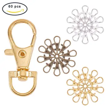 1 Box Alloy Swivel Lobster Claw Clasps Snap Hook Mixed Color Hole: 6mm 60pcs/box
1 Box Alloy Swivel Lobster Claw Clasps Snap Hook Mixed Color Hole: 6mm 60pcs/box
