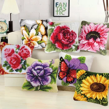 3D Sun Flower Latch Hook Carpet Plant Series Segment Embroidery Pillow Flowers Grass Coarse Wool Cross Stitch DIY Latch Hook Kit
3D Sun Flower Latch Hook Carpet Plant Series Segment Embroidery Pillow Flowers Grass Coarse Wool Cross Stitch DIY Latch Hook Kit