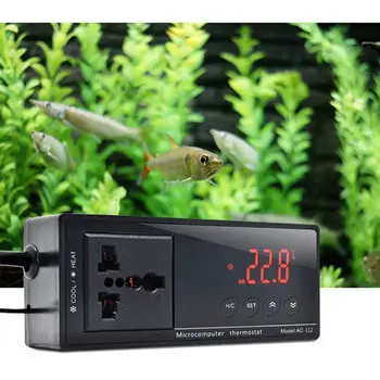 10A AC-112 Outlet Thermostat Digital Temperature Controller Aquarium Heater Accessories with Waterproof Sensor
10A AC-112 Outlet Thermostat Digital Temperature Controller Aquarium Heater Accessories with Waterproof Sensor