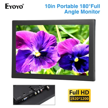 EYOYO EM10X 10" LCD Screen IPS 1920x1200 HDMI BNC Monitor with VGA USB Ypbpr Speaker Display for CCTV Camera Video DVD PC Laptop
EYOYO EM10X 10" LCD Screen IPS 1920x1200 HDMI BNC Monitor with VGA USB Ypbpr Speaker Display for CCTV Camera Video DVD PC Laptop