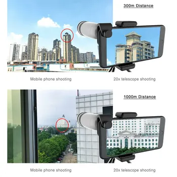 Cell Phone Lens 20X Optical Zoom Lens Clamp with Tripod for Universal Smartphones LHB99
Cell Phone Lens 20X Optical Zoom Lens Clamp with Tripod for Universal Smartphones LHB99