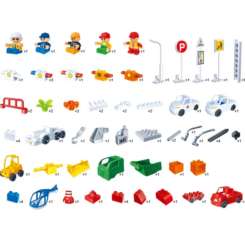 BanBao 6513 Large Pieces Building Blocks Traffic Tools Toy Assembled Car Children Assembled Educational Toy 2-4-6-Year-Old
BanBao 6513 Large Pieces Building Blocks Traffic Tools Toy Assembled Car Children Assembled Educational Toy 2-4-6-Year-Old