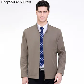 Middle Age Men's Jacket 2020 Seasonal Thin Section Men's Wear Coat Jacket Shirt Leisure Li Collar Men Jacket Chao
Middle Age Men's Jacket 2020 Seasonal Thin Section Men's Wear Coat Jacket Shirt Leisure Li Collar Men Jacket Chao