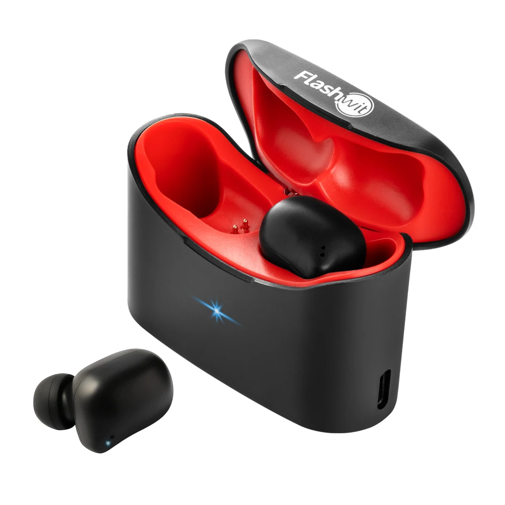 Flashwit SH2 TWS Bluetooth Stereo Earphone Headsets Mini True Wireless Earbuds Sport Headsets With Dual Microphone Charge Case
Flashwit SH2 TWS Bluetooth Stereo Earphone Headsets Mini True Wireless Earbuds Sport Headsets With Dual Microphone Charge Case