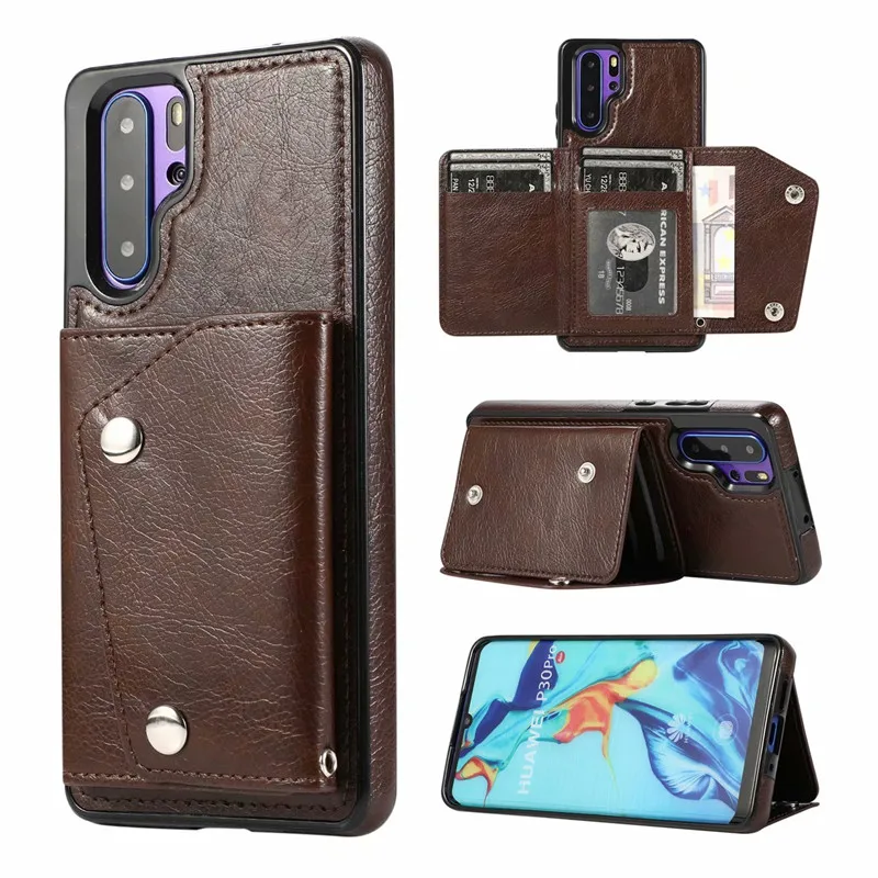 Роскошный кожаный чехол для Huawei Mate 20 Pro P30 Lite Mujer кошелек задняя крышка телефона