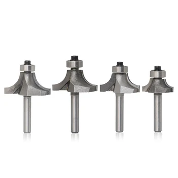 4Pcs/Set Radius Round Over Edge Forming Router Bit-1/4 Inch Shank for Woodworking Engraving Tools Kit
4Pcs/Set Radius Round Over Edge Forming Router Bit-1/4 Inch Shank for Woodworking Engraving Tools Kit