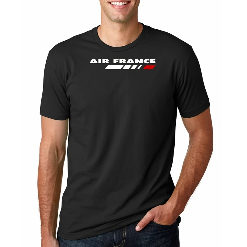 Air France Airlines Aviation Cabin Crew Airport Craft Retro Logo T-Shirt Top Quality Men'S Summer 2019 Fashion |