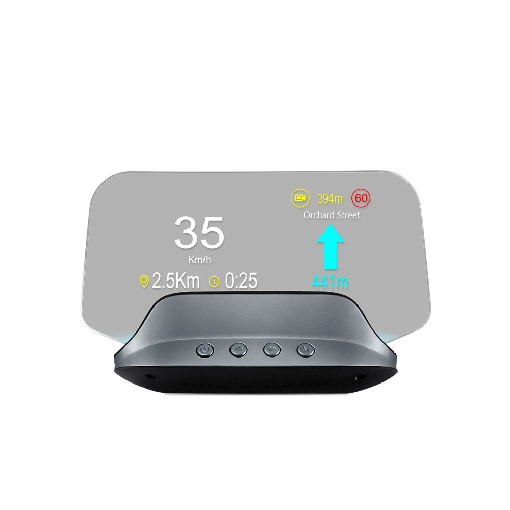 5'' Car HUD Navigation Head Up Display OBD2 GPS System HD Color Screen Digital Navigator Speed Projector WaterOil Temp RPM Alarm
5'' Car HUD Navigation Head Up Display OBD2 GPS System HD Color Screen Digital Navigator Speed Projector WaterOil Temp RPM Alarm