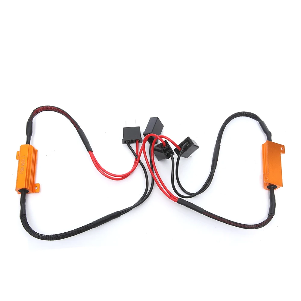 2pcs 50W H7 H11 9006 Hb4 H4 9005 Hb3 Car Load Resistor Error LED Decoder Canbus Free Wiring Canceller Decoder Light 
2pcs 50W H7 H11 9006 Hb4 H4 9005 Hb3 Car Load Resistor Error LED Decoder Canbus Free Wiring Canceller Decoder Light