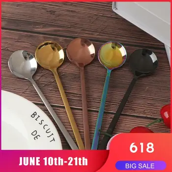 Stainless Steel Tea Stirring Spoon Titanium-plated Rose Gold Spoon Ice Cream Coffee Dessert Teaspoon Drinkware
Stainless Steel Tea Stirring Spoon Titanium-plated Rose Gold Spoon Ice Cream Coffee Dessert Teaspoon Drinkware