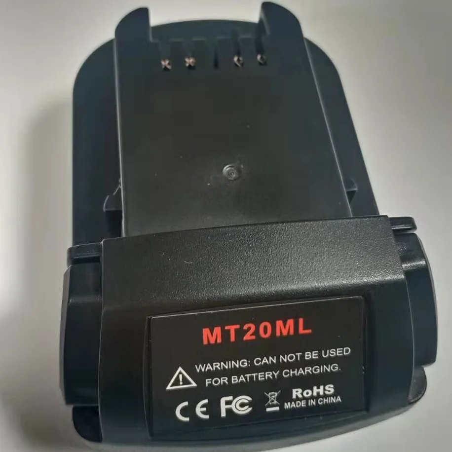 Адаптер для преобразователя батареи Mt20Ml для литий-ионной батареи Makita 18 В/20 в, Bl1830 Bl1860 Bl1815 для MilwaukeeM и 18 литий-ионных батарей
Адаптер для преобразователя батареи Mt20Ml для литий-ионной батареи Makita 18 В/20 в, Bl1830 Bl1860 Bl1815 для MilwaukeeM и 18 литий-ионных батарей