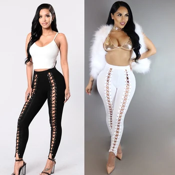 Women Sexy Fitness Slim High Waist fitness Leggings Hollow Out Bandage Women Casual Leggings Eyelet Bandage Fitness Trousers
Women Sexy Fitness Slim High Waist fitness Leggings Hollow Out Bandage Women Casual Leggings Eyelet Bandage Fitness Trousers