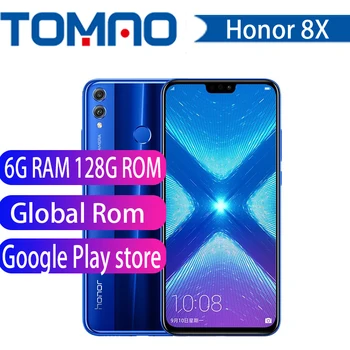

Global Rom Honor 8X Mobile Phone Octa Core Kirin 710 6.5 inch Screen 3750mAh Android 8.1 Dual Back 20MP Camera Fingerprint ID