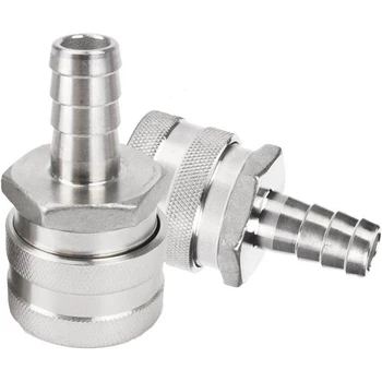 2Pcs 1/2 inch Barb Female Stainless Steel Quick Disconnect Home Brew Fitting Connector Homebrewing
2Pcs 1/2 inch Barb Female Stainless Steel Quick Disconnect Home Brew Fitting Connector Homebrewing