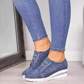 Flock New High Heel Lady Casual Women Sneakers Leisure Platform Shoes Breathable Height Increasing Shoes Women Flats 2020 New
Flock New High Heel Lady Casual Women Sneakers Leisure Platform Shoes Breathable Height Increasing Shoes Women Flats 2020 New