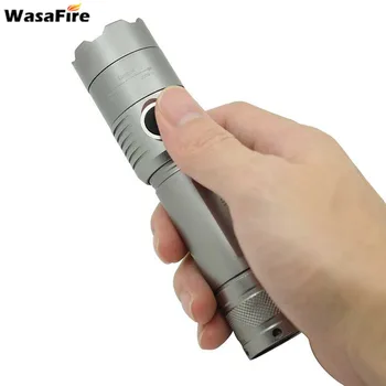 Wasafire Powerful LED Flashlight Zoomable Torch T6 LED Light Lamp Tactical Flashlight 18650 Lanterna For Hiking Camping Cycling
Wasafire Powerful LED Flashlight Zoomable Torch T6 LED Light Lamp Tactical Flashlight 18650 Lanterna For Hiking Camping Cycling