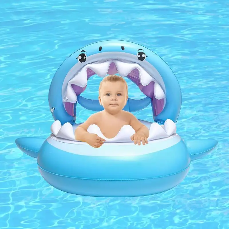 Outdoor Shark Inflatable Circle Lounge Chair Sun Shade with Awning Baby Swimming Ring floating Floats Swimming Pool Swim Trainer
Outdoor Shark Inflatable Circle Lounge Chair Sun Shade with Awning Baby Swimming Ring floating Floats Swimming Pool Swim Trainer