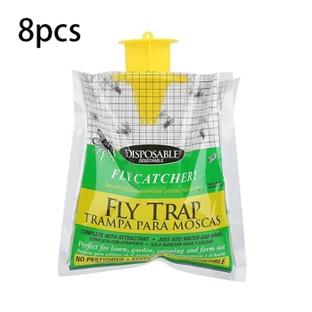 8Pcs Disposable Fly Control Trap Hanging Flycatcher Bag Garden Outdoor Catcher Bug Moth Insect Killer
8Pcs Disposable Fly Control Trap Hanging Flycatcher Bag Garden Outdoor Catcher Bug Moth Insect Killer