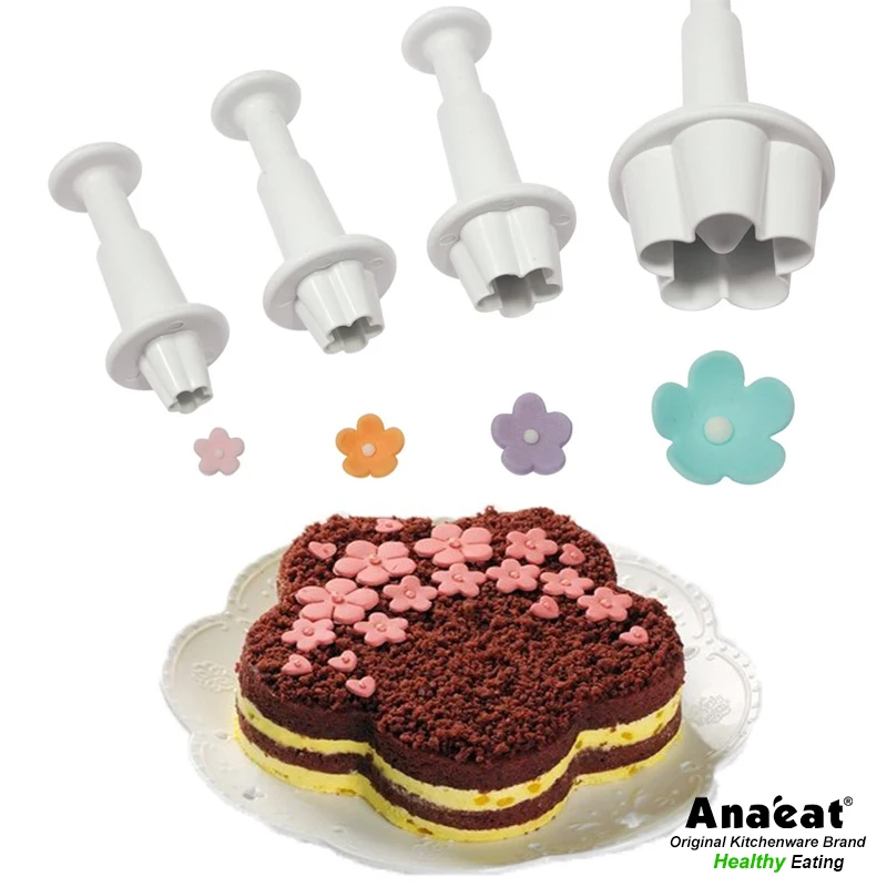 ANAEAT 4Pcs/Set plum blossom fondant cake spring printing stamper DIY Kitchen Baking Cake Decorating Tools
ANAEAT 4Pcs/Set plum blossom fondant cake spring printing stamper DIY Kitchen Baking Cake Decorating Tools
